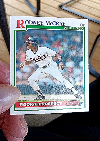 1991 Score #763 Rodney McCray — front