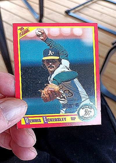 1990 Score #315 Dennis Eckersley — front