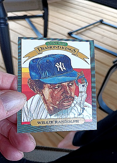 1986 Donruss Diamond Kings #16 Willie Randolph — front