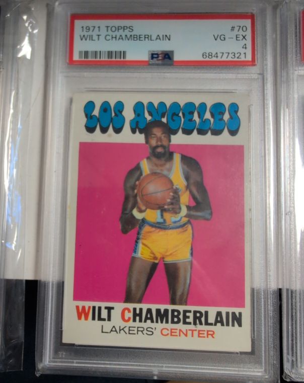 1971 Topps #70 Wilt Chamberlain — front