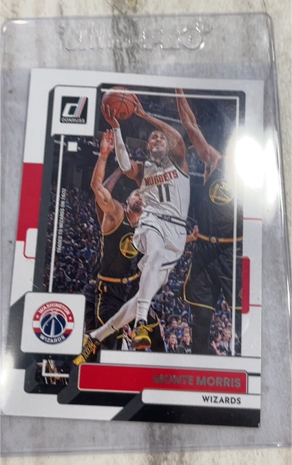 2022-23 Donruss #199 Monte Morris Washington Wizards — front