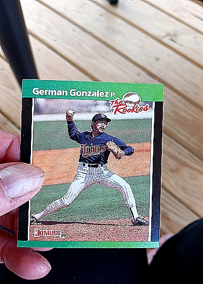1989 Donruss The Rookies #24 German Gonzalez — front