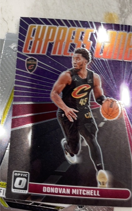 2023-24 Panini Donruss Optic #19 Donovan Mitchell Express Lane — front