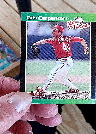 1989 Donruss The Rookies #40 Cris Carpenter — front