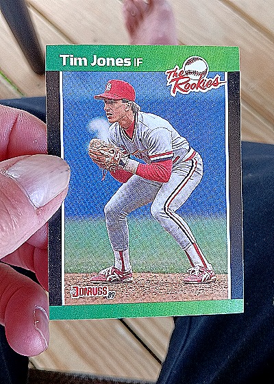 1989 Donruss The Rookies #28 Tim Jones — front
