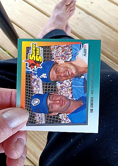 1992 Fleer #702 Paul Molitor/Brett Butler — front