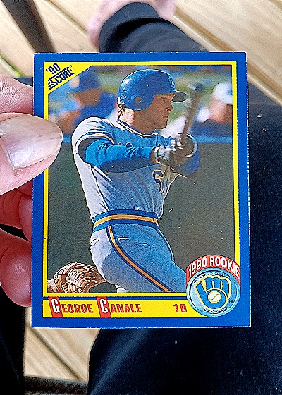1990 Score #656 George Canale — front