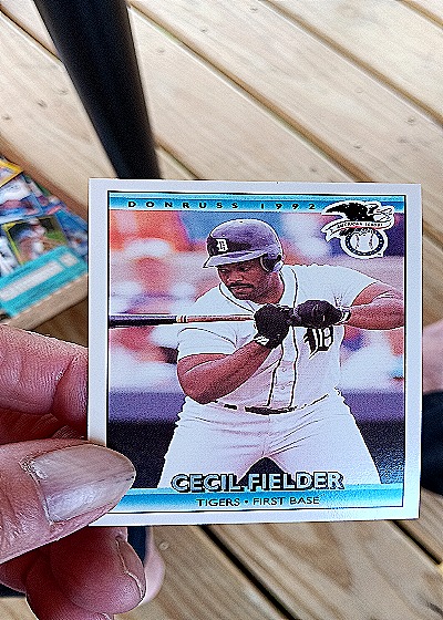 1992 Donruss #27 Cecil Fielder — front