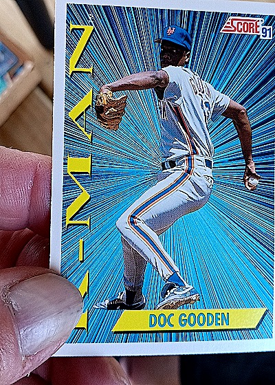 1991 Score #685 Doc Gooden — front