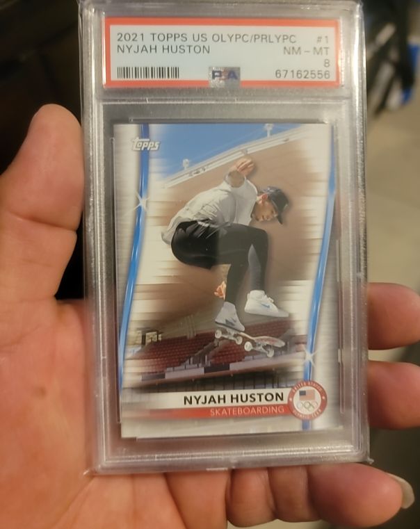 2021 Topps US Olympic #1 Nyjah Huston — front