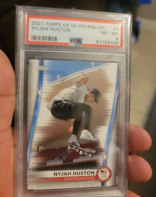 2021 Topps U.S.A Olympics #1 Nyjah Huston — front