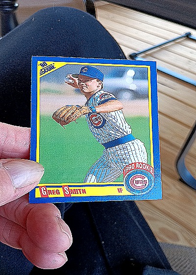 1990 Score #614 Greg Smith — front