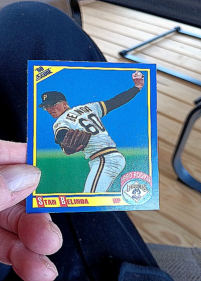 1990 Score #634 Stan Belinda — front