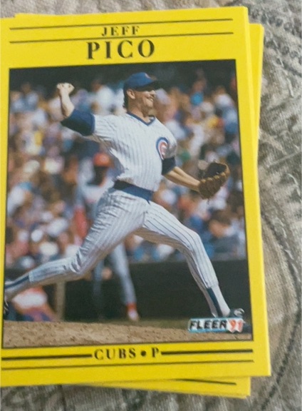 1991 Fleer #428 Jeff Pico — front