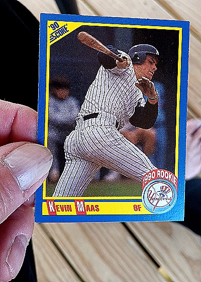 1990 Score #606 Kevin Maas — front