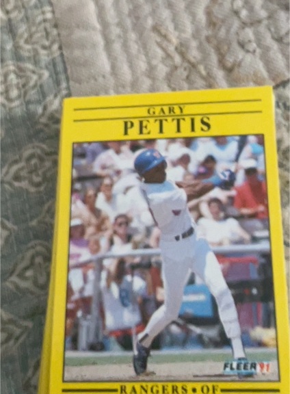 1991 Fleer #297 Gary Pettis — front