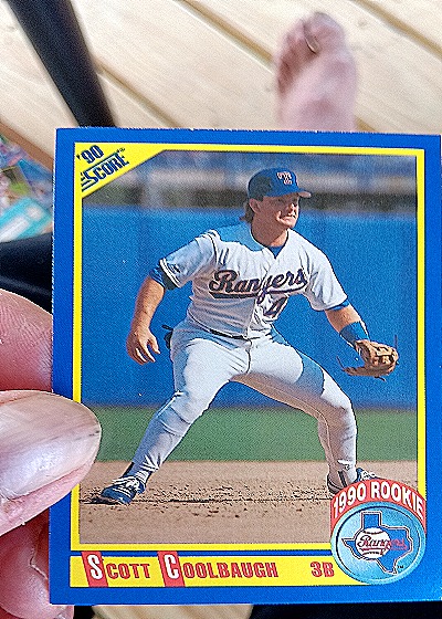 1990 Score #612 Scott Coolbaugh — front