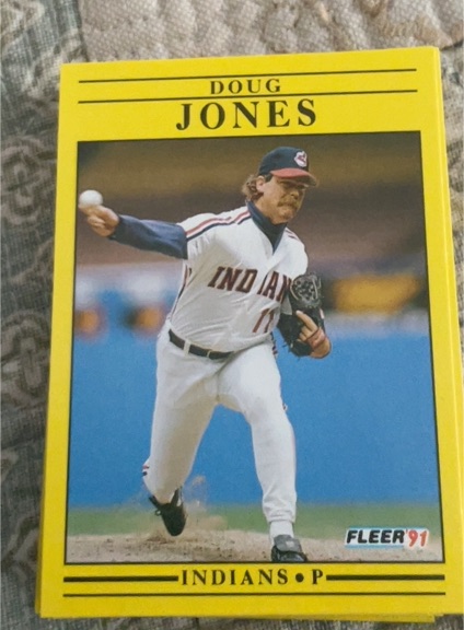 1991 Fleer #372 Doug Jones — front
