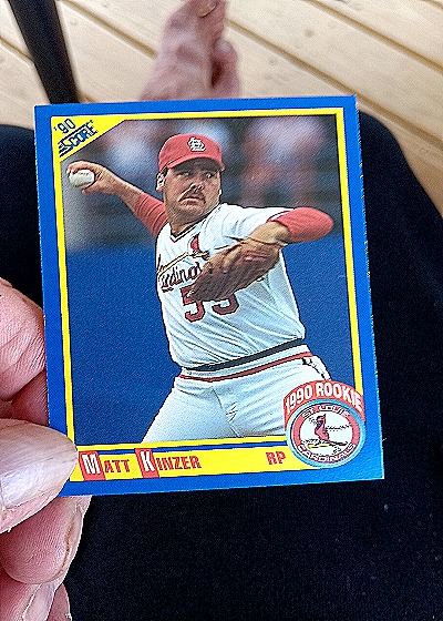 1990 Score #628 Matt Kinzer — front