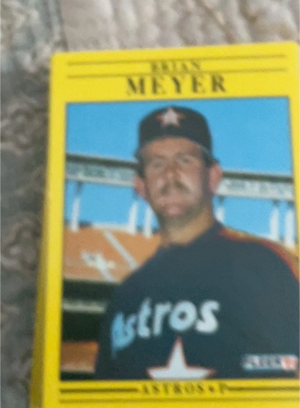 1991 Fleer #510 Brian Meyer — front