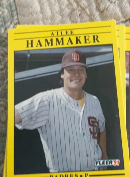 1991 Fleer #530 Atlee Hammaker — front