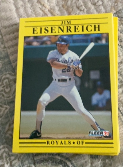 1991 Fleer #557 Jim Eisenreich — front