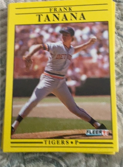 1991 Fleer #344 Frank Tanana — front