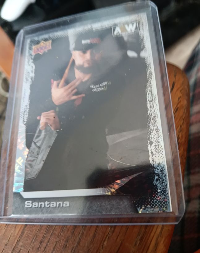 2021 Upper Deck AEW Santana — front