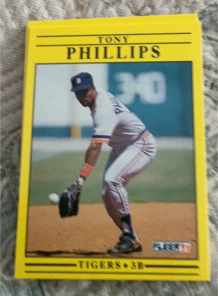 1991 Fleer #348 Tony Phillips — front