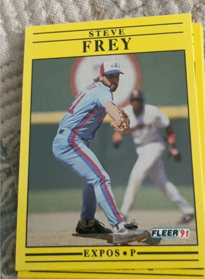 1991 Fleer #231 Steve Frey — front