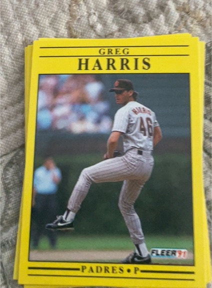 1991 Fleer #531 Greg Harris — front