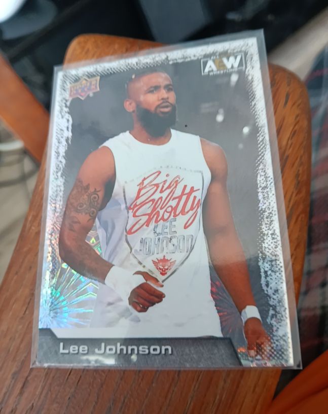 2022 Upper Deck AEW #75 Lee Johnson — front