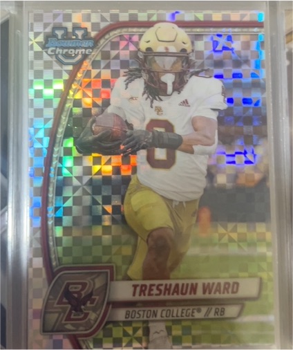 2024 Bowman Chrome University #176 Treshaun Ward — front