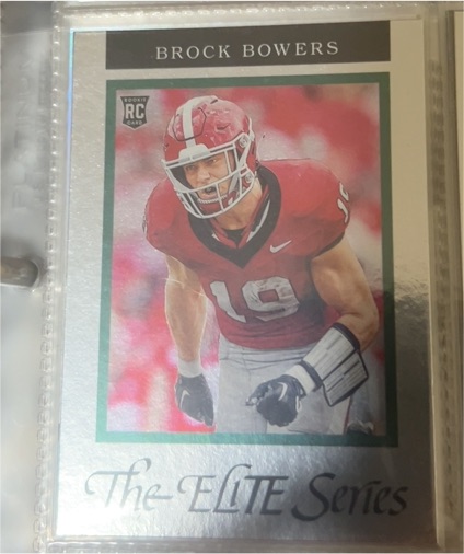 2024 Panini Donruss Elite Brock Bowers The Elite Series RC Raiders — front