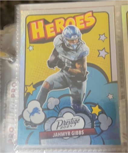 2024 Panini Prestige Heroes #3 Jahmyr Gibbs — front