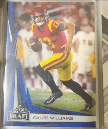 2023 Leaf Draft #B2-1 Caleb Williams — front