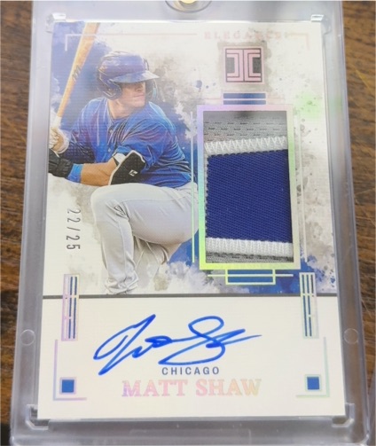 2024 Panini Impeccable Elegance #22 Matt Shaw — front