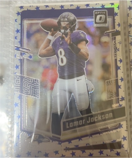 2023 Donruss Optic #14 Lamar Jackson Baltimore Ravens — front