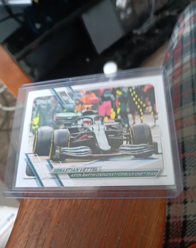 2021 Topps Chrome Formula 1 #102 Sebastian Vettel — front