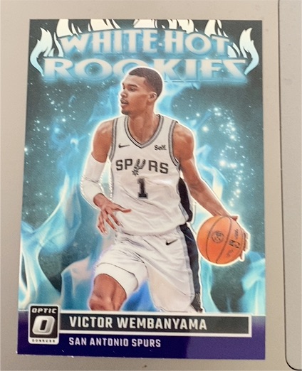 2023-24 Donruss Optic White Hot Rookies #2 Victor Wembanyama — front