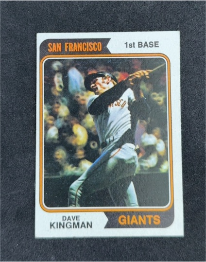 1974 Topps #610 Dave Kingman — front