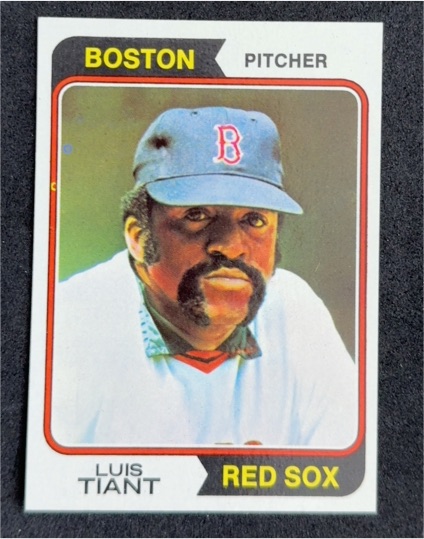 1974 Topps #167 Luis Tiant — front