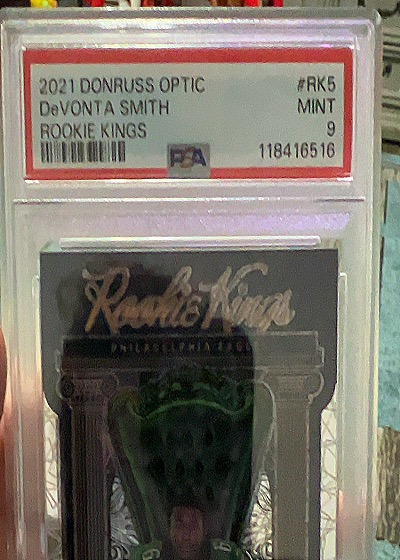 2021 Donruss Optic #RK5 DeVonta Smith Rookie Kings — front