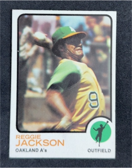 1973 Topps #255 Reggie Jackson — front