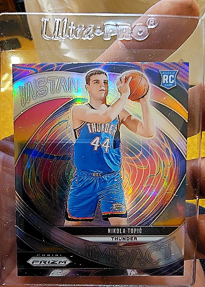 2024-25 Panini Prizm #3 Nikola Topić Instant Impact Rookie — front