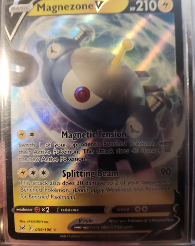 2022 Pokémon SWSH11: Lost Origin #056 Magnezone V — front