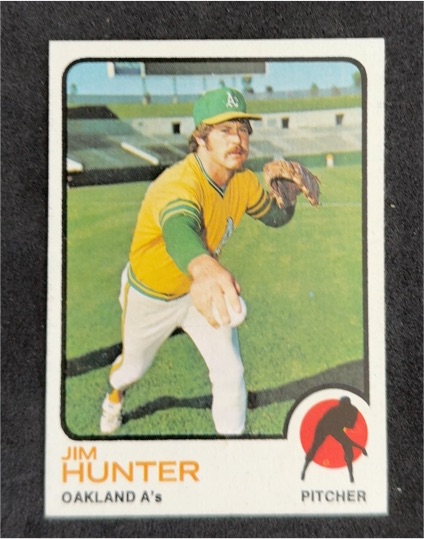1973 Topps #235 Jim Hunter — front