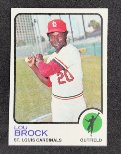 1973 Topps #320 Lou Brock — front