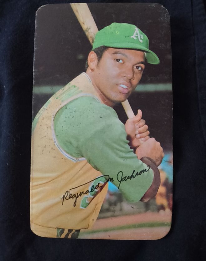 1971 Topps Super #38 Reggie Jackson — front