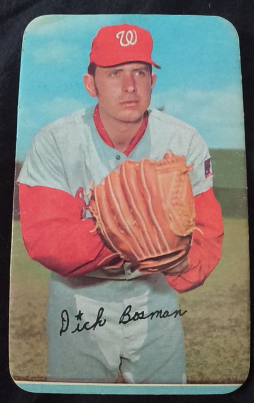 1971 Topps Super #7 Dick Bosman — front